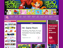 Tablet Screenshot of herotoon.com